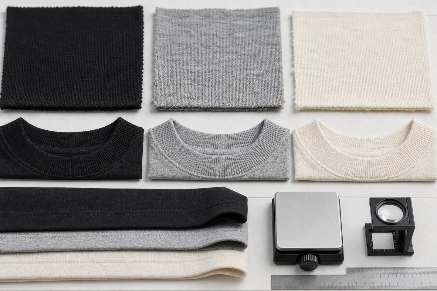 oversized t shirt measurement guide for collar and fabric details