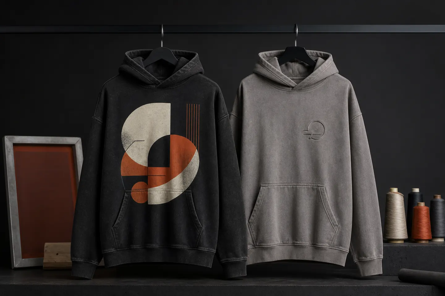 streetwear logo placement guide for printed and embroidered hoodie artwork