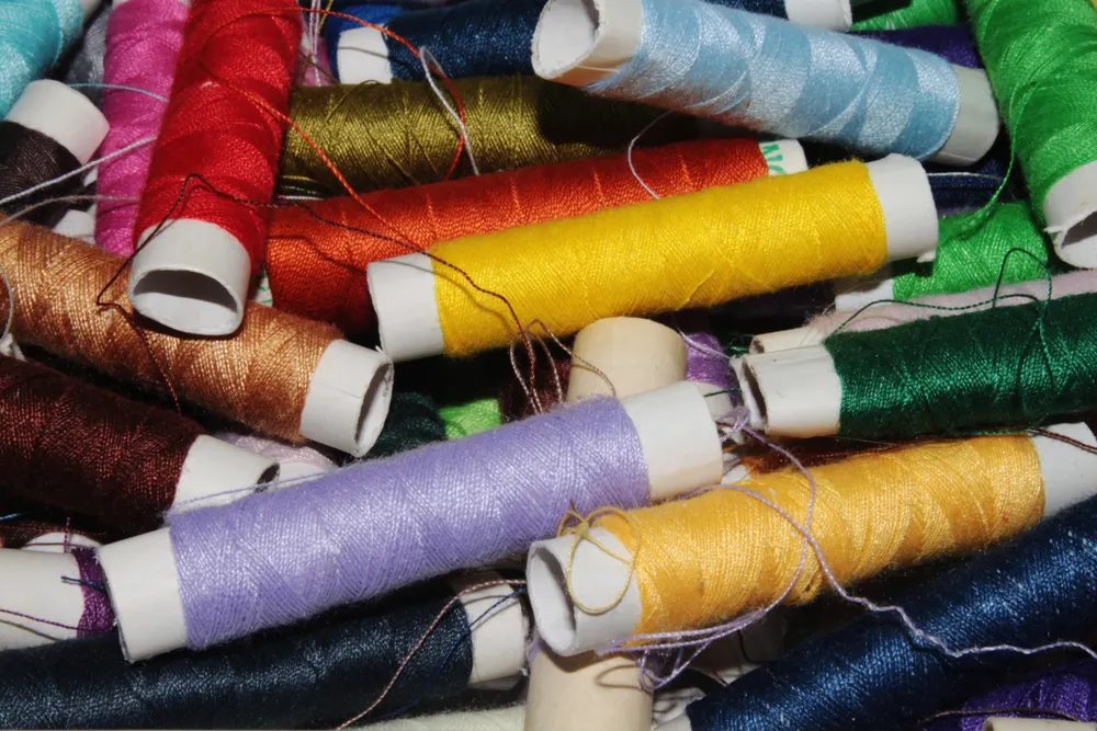 embroidery thread colorfastness colorful spools