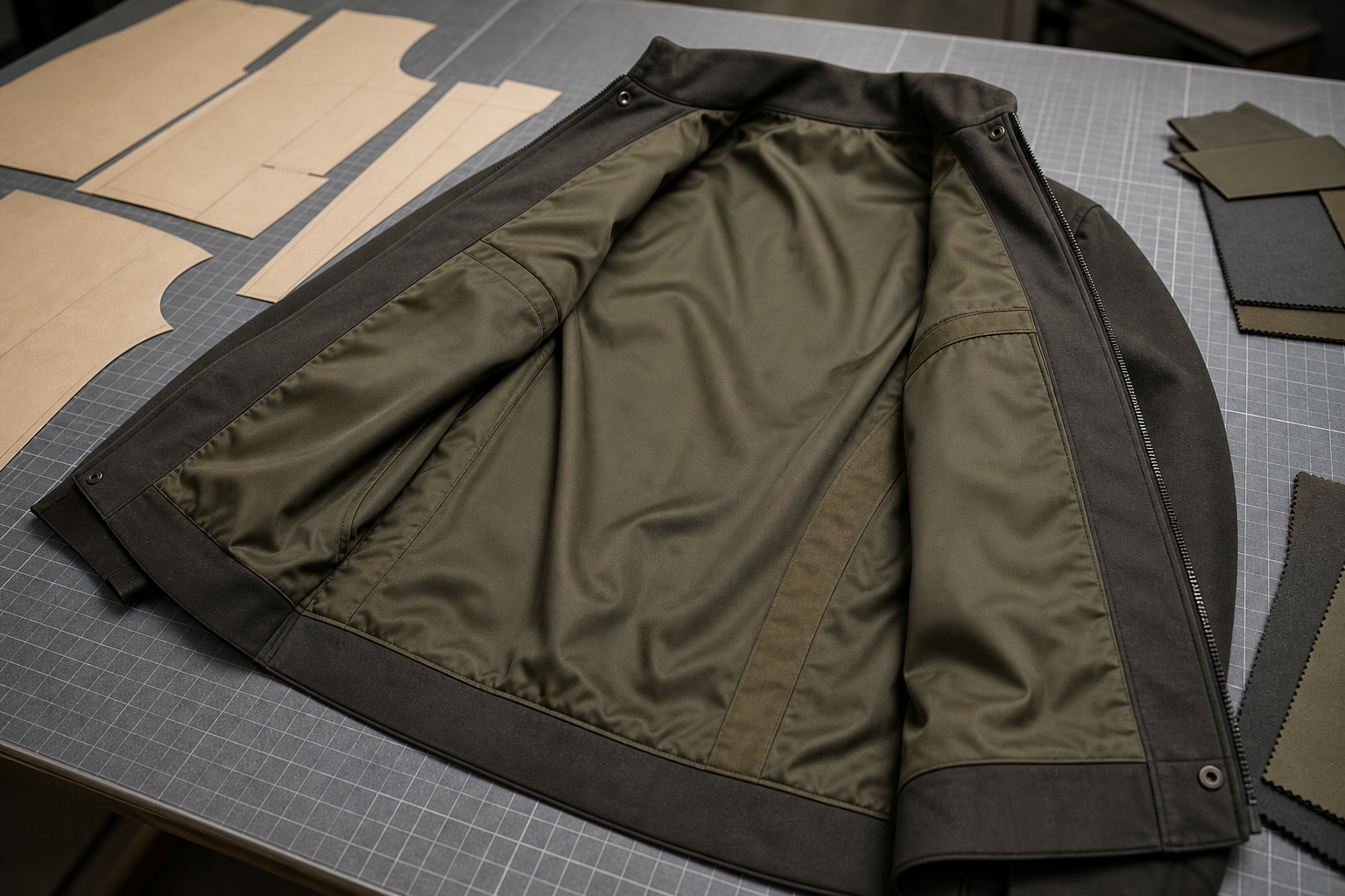 Streetwear jacket lining construction guide