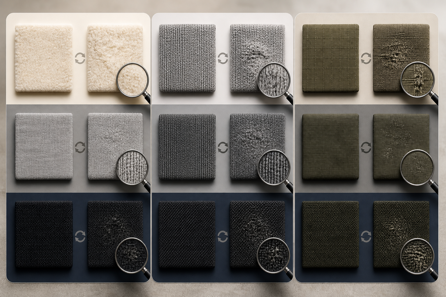 streetwear abrasion test specimen inspection and reporting workflow
