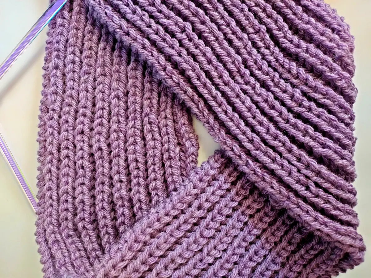 hoodie rib cuff recovery purple knit structure
