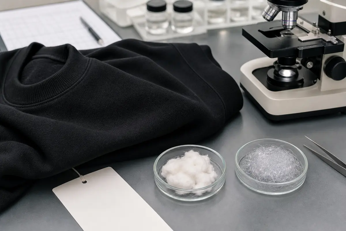 streetwear fiber content label composition verification workflow
