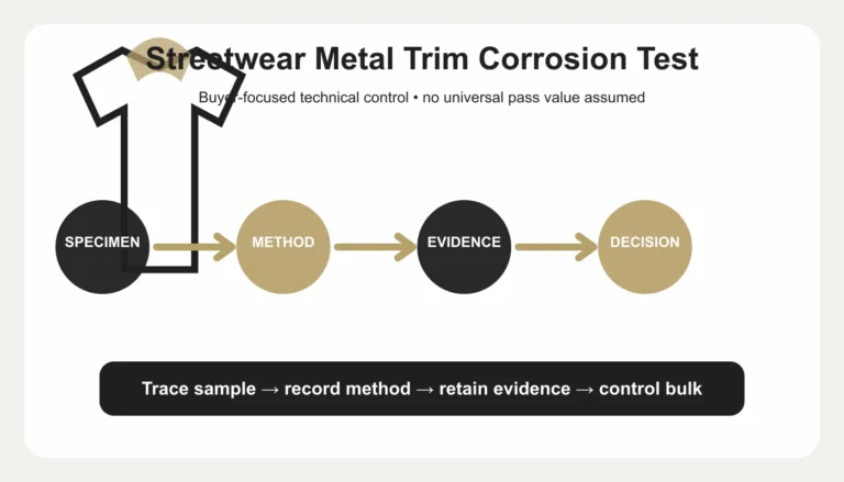 streetwear metal trim corrosion test overview diagram