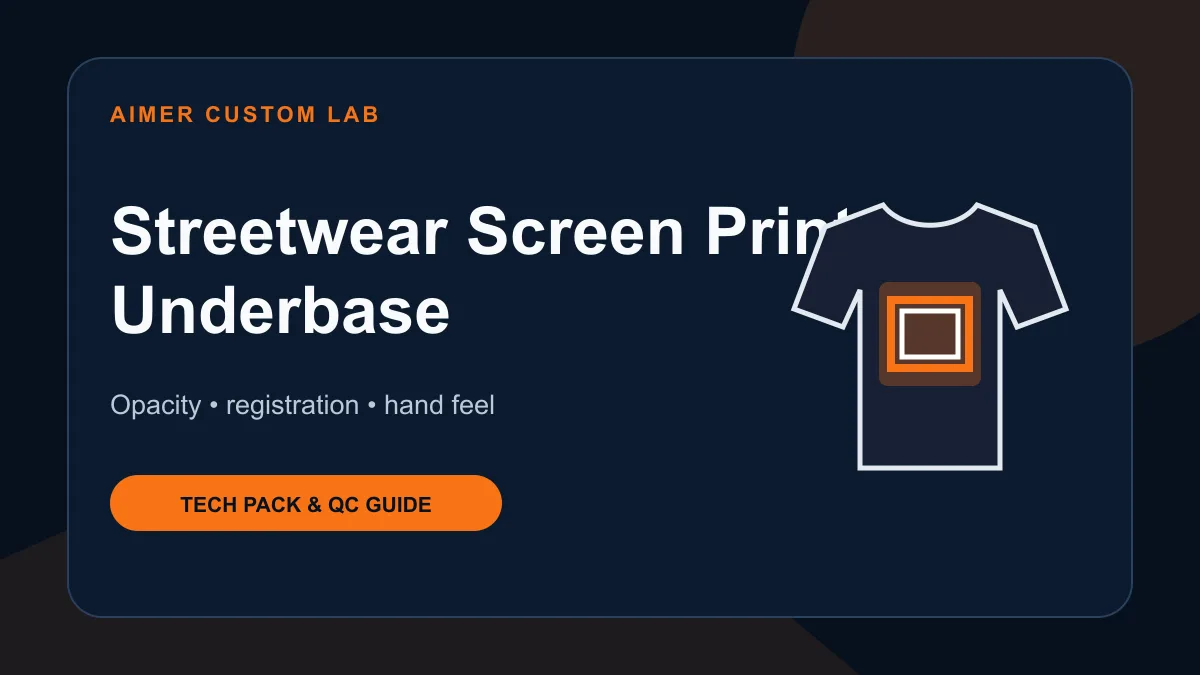 streetwear screen print underbase approval guide