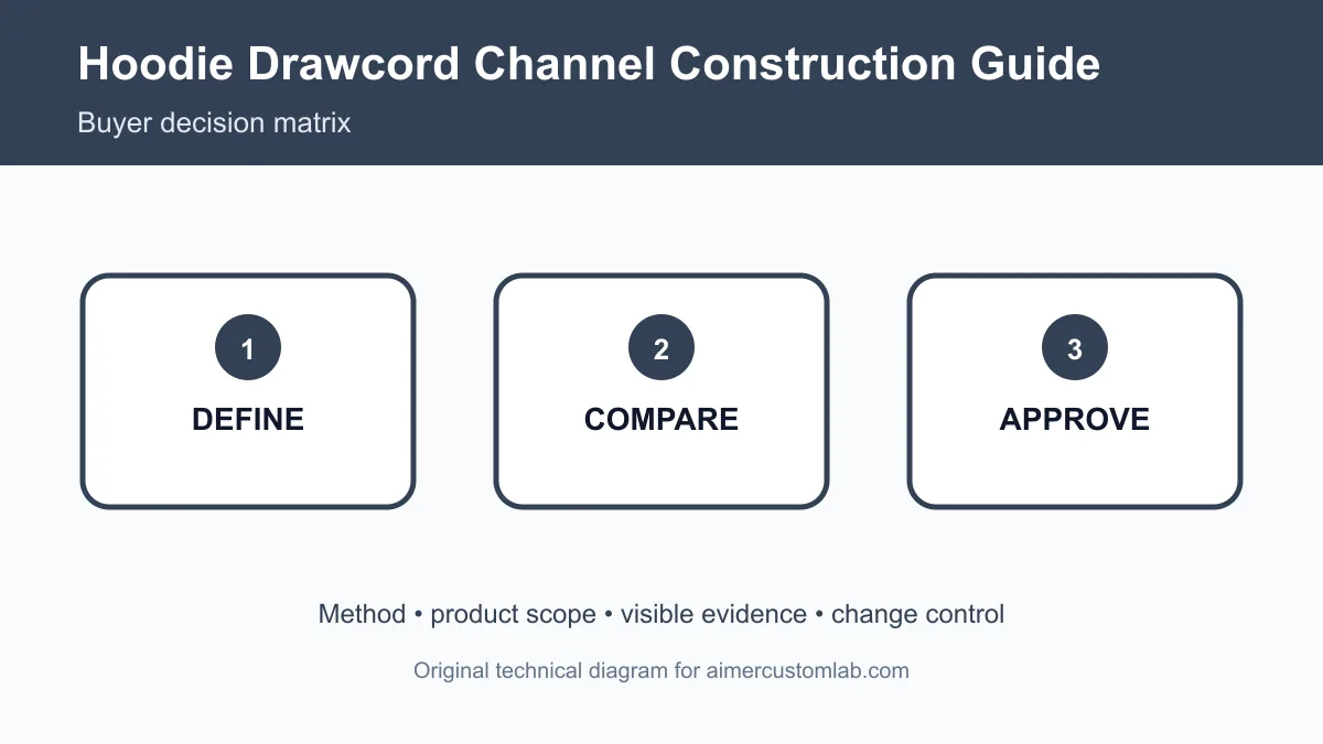 hoodie drawcord channel construction drawcord channel construction map