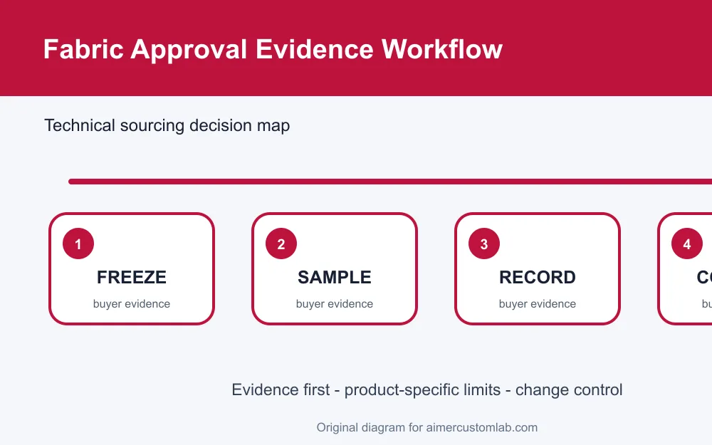 hoodie fabric weight and fleece construction approval workflow