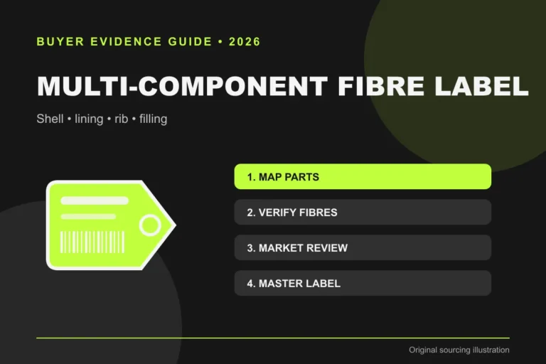 multi-component streetwear fibre label map