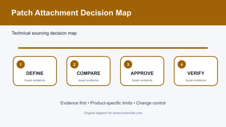 streetwear applique patch attachment patch attachment decision map