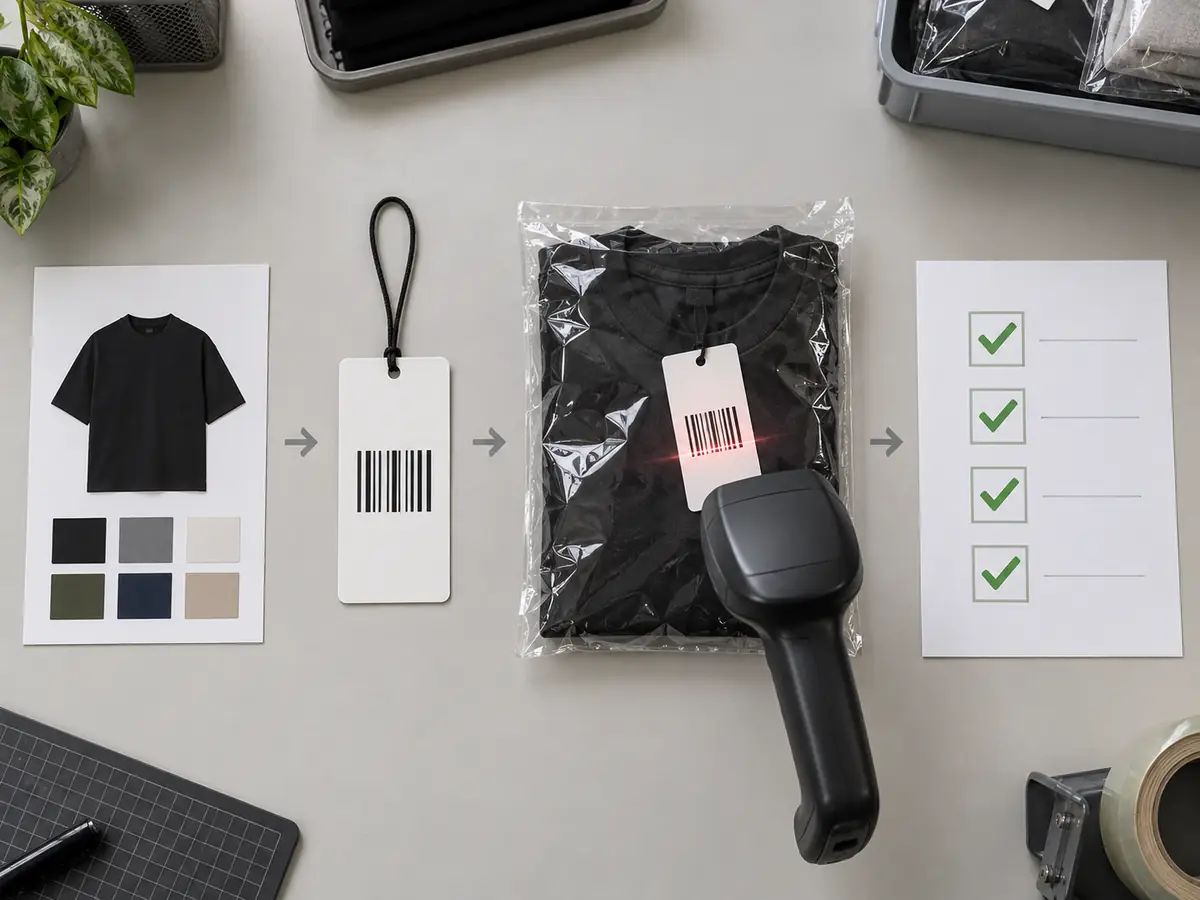 streetwear barcode verification workflow