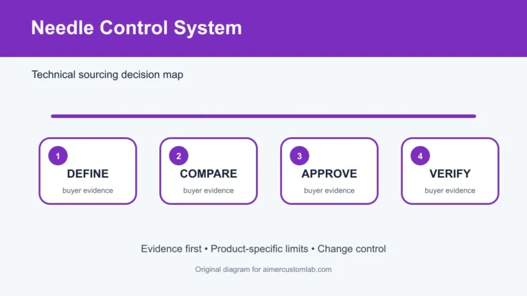 streetwear needle detection control system