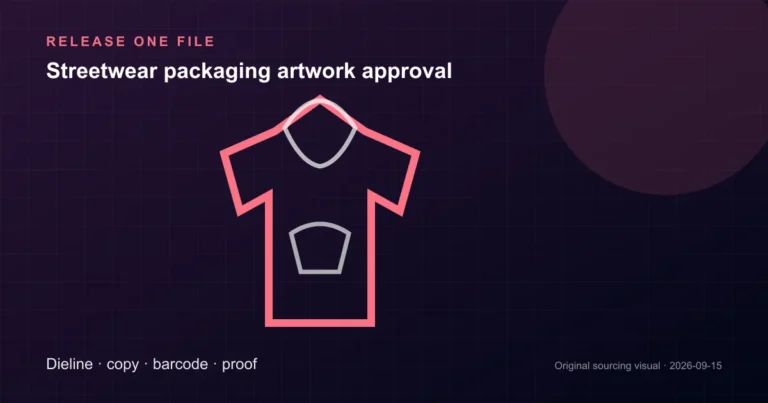 streetwear packaging artwork approval guide