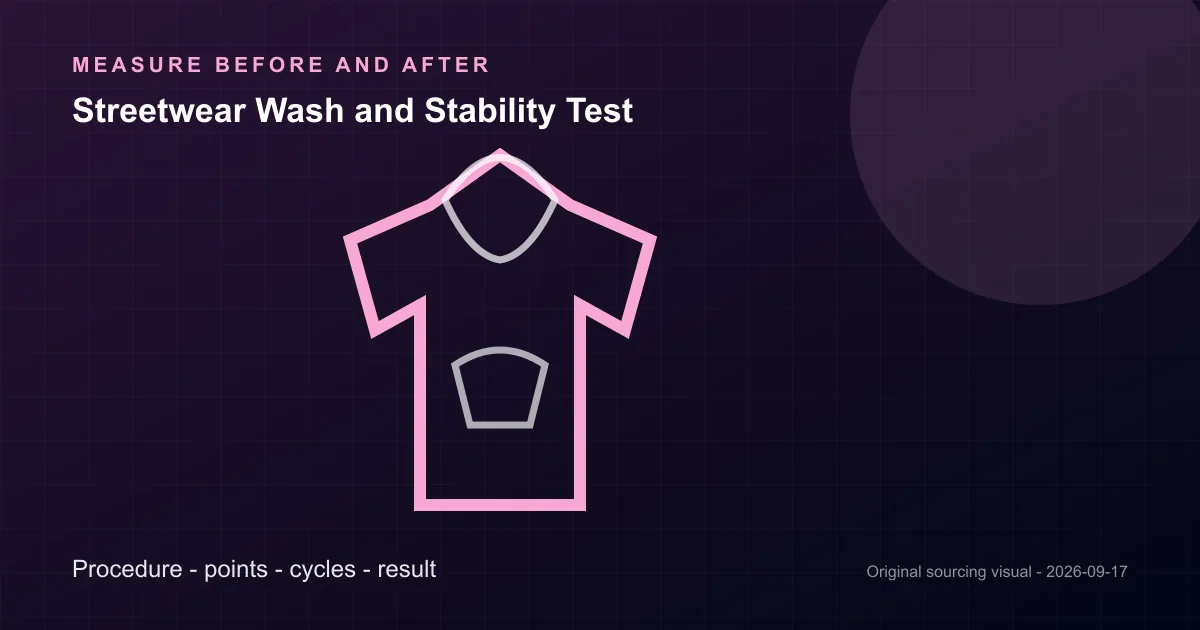 streetwear wash dimensional stability guide