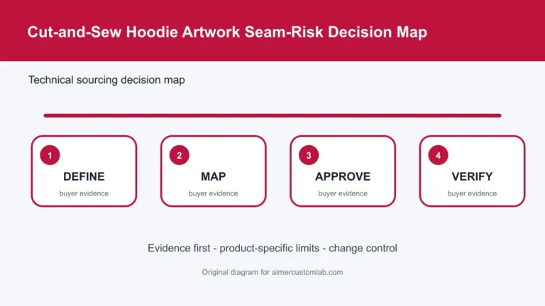 cut-and-sew hoodie artwork seam risk