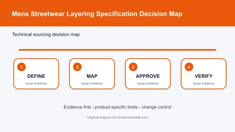 mens streetwear layering specification decision map