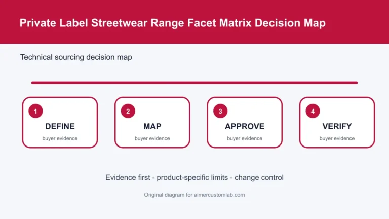 private label streetwear range facet matrix decision map