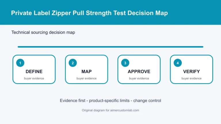 private label zipper pull strength test decision map