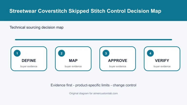 streetwear coverstitch skipped stitch control decision map