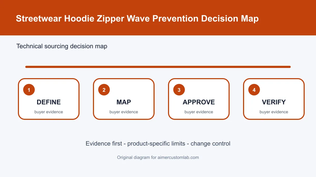 streetwear hoodie zipper wave decision map