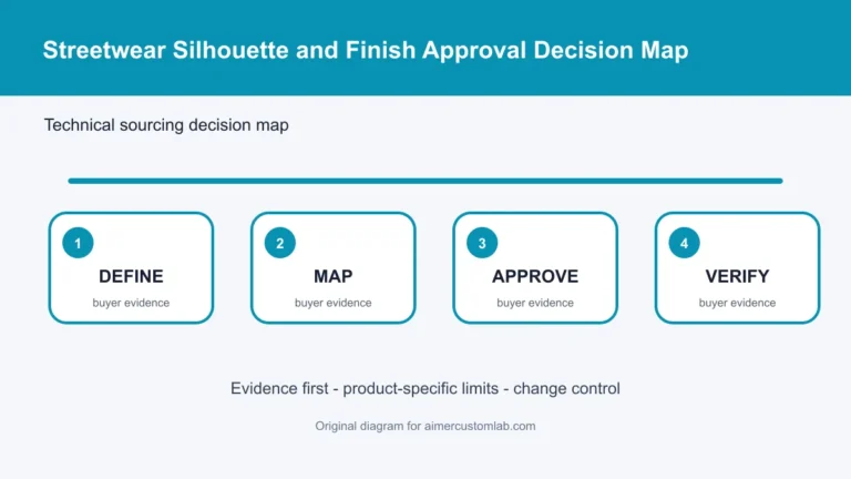 streetwear silhouette and finish approval decision map